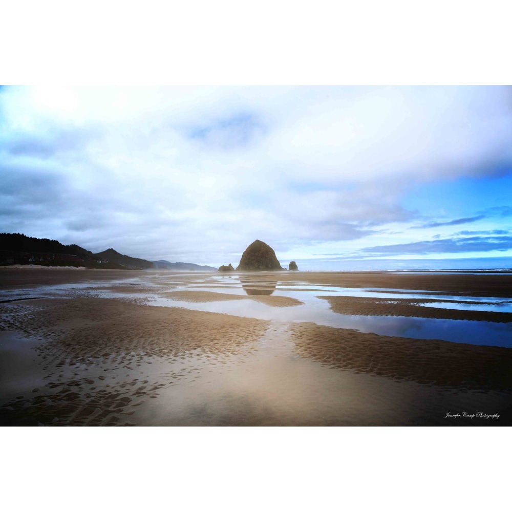 Cannon Beach Haystack Rock,‎ Oregon - Photography Coastal Wall Art Size 5x7
